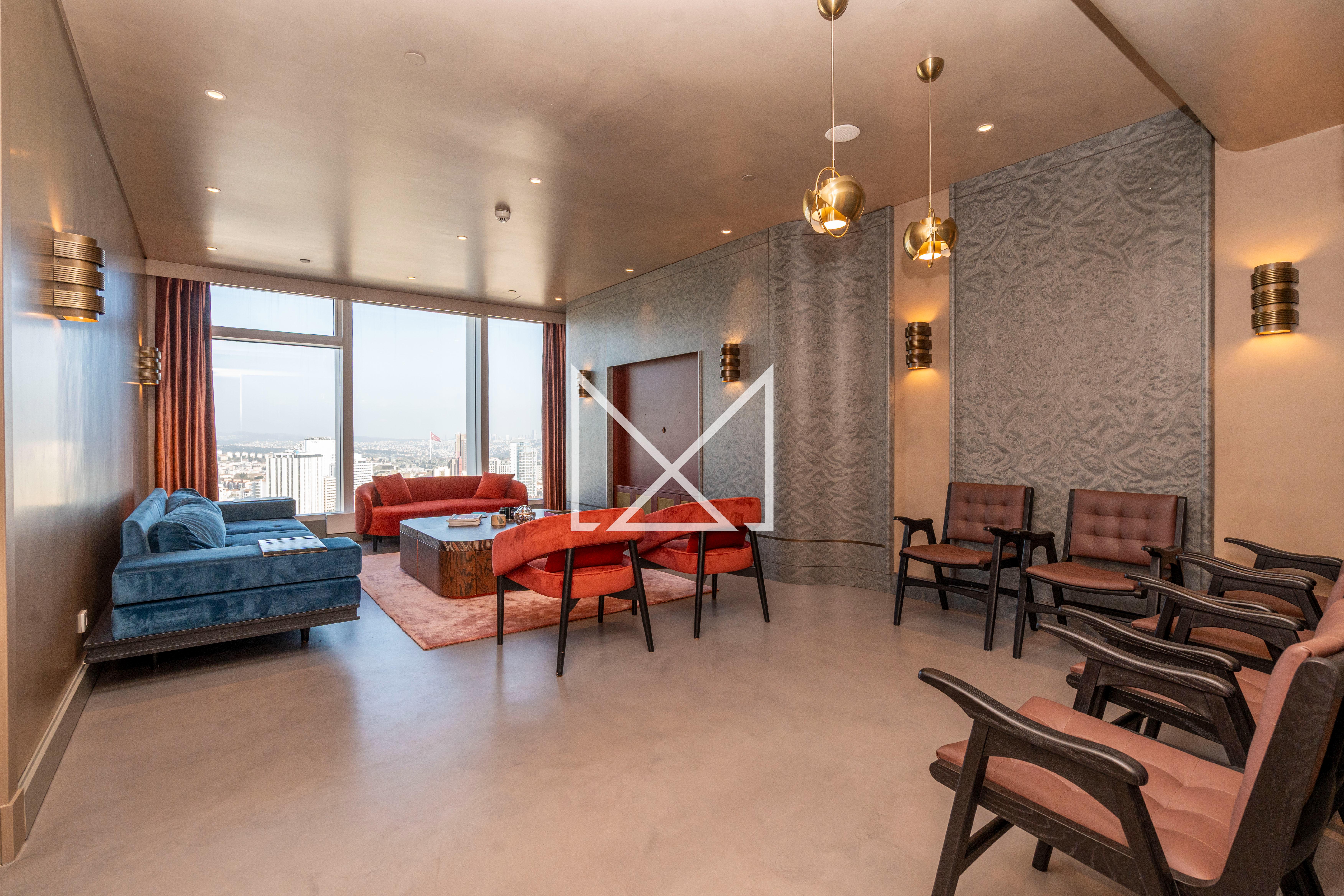 Quasar İstanbul’da Özel Dekorasyonlu 2+1 Kiralık Residence   